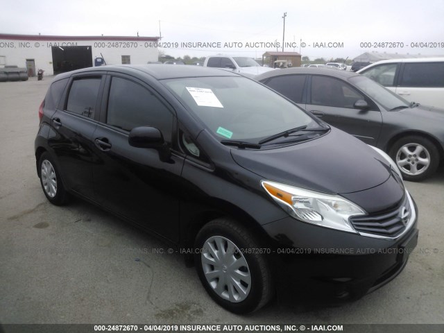 3N1CE2CP1EL378571 - 2014 NISSAN VERSA NOTE S/S PLUS/SV/SL BLACK photo 1