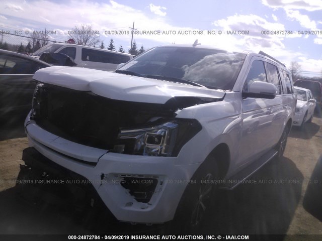 1FMJK1JT2JEA11935 - 2018 FORD EXPEDITION MAX XLT WHITE photo 2