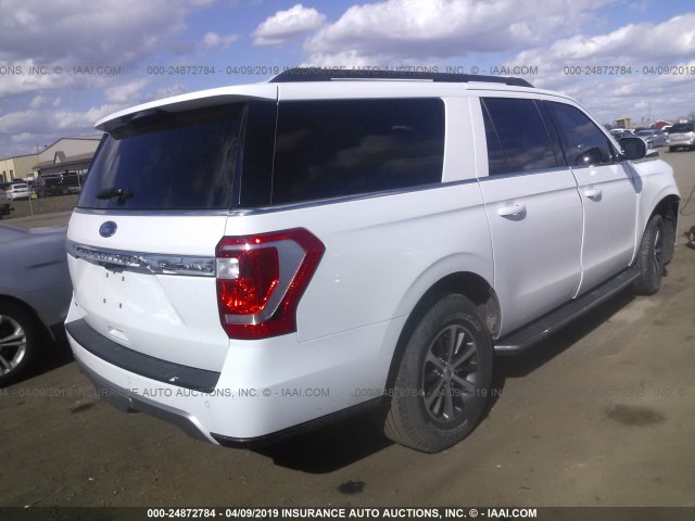 1FMJK1JT2JEA11935 - 2018 FORD EXPEDITION MAX XLT WHITE photo 4