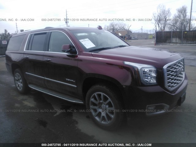 1GKS2HKJ1KR206132 - 2019 GMC YUKON XL DENALI RED photo 1