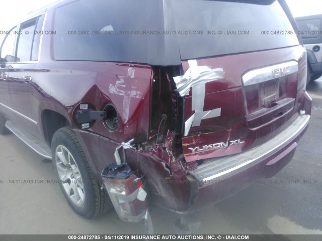 1GKS2HKJ1KR206132 - 2019 GMC YUKON XL DENALI RED photo 6