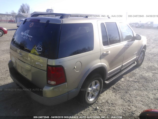 1FMZU73E92ZA99679 - 2002 FORD EXPLORER XLT BEIGE photo 4