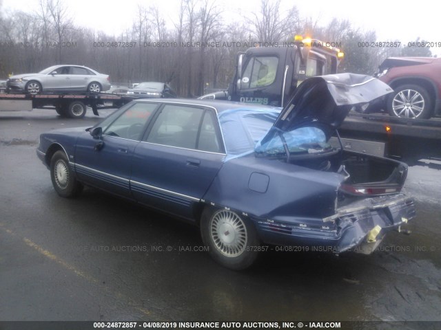 1G3CX52L1R4305638 - 1994 OLDSMOBILE 98 REGENCY BLUE photo 3