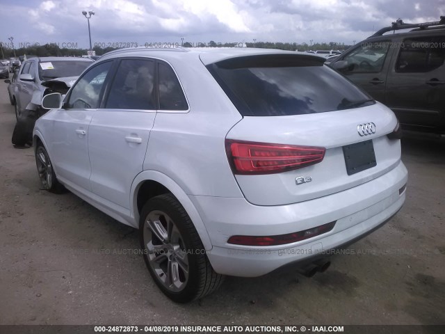 WA1BFCFSXGR011914 - 2016 AUDI Q3 PREMIUM PLUS WHITE photo 3