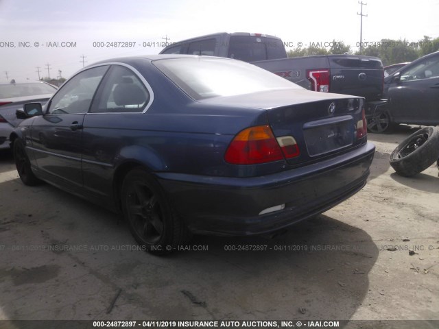 WBABM5347YJP00108 - 2000 BMW 328 CI BLUE photo 3