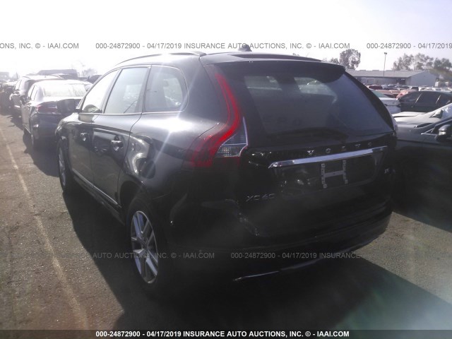 YV440MDJ5H2077052 - 2017 VOLVO XC60 T5 BLACK photo 3