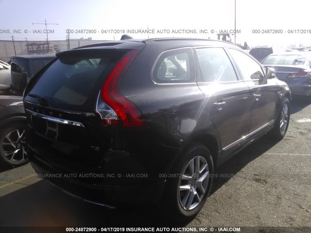 YV440MDJ5H2077052 - 2017 VOLVO XC60 T5 BLACK photo 4