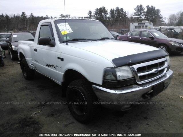 1FTYR11V5XTA63869 - 1999 FORD RANGER WHITE photo 1