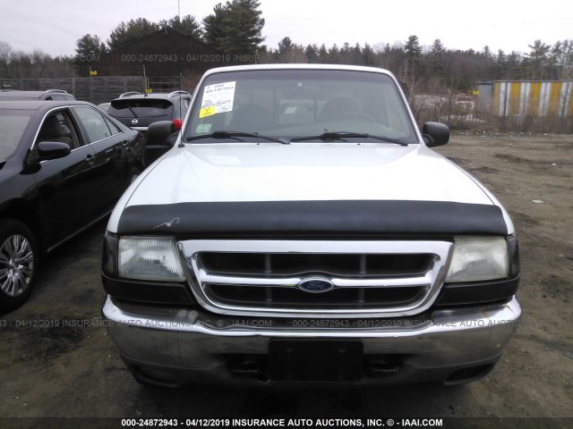 1FTYR11V5XTA63869 - 1999 FORD RANGER WHITE photo 6