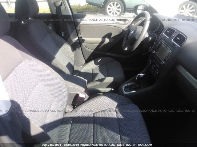 WVWDA7AJ6CW033018 - 2012 VOLKSWAGEN GOLF 黑色 照片 5