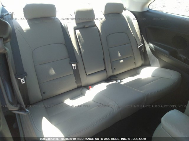 KNAFX6A87F5299329 - 2015 KIA FORTE EX SILVER photo 8