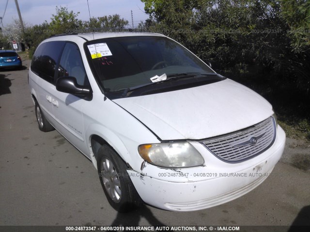 2C8GP74L01R281620 - 2001 CHRYSLER TOWN & COUNTRY EX WHITE photo 1