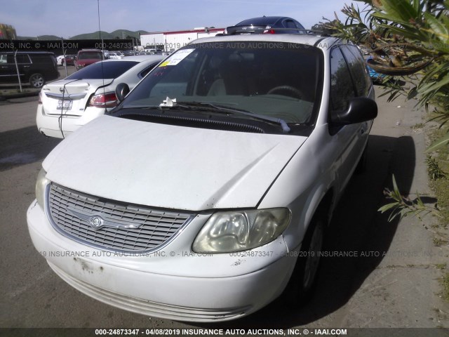 2C8GP74L01R281620 - 2001 CHRYSLER TOWN & COUNTRY EX WHITE photo 2