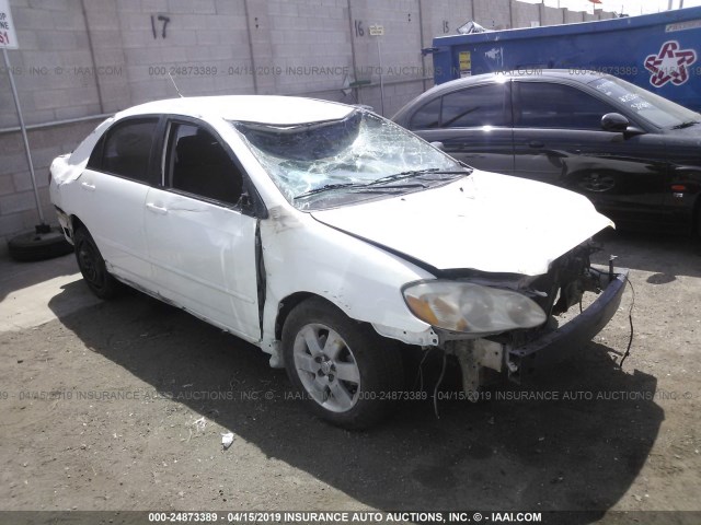 1NXBR32E43Z162330 - 2003 TOYOTA COROLLA CE/LE/S WHITE photo 1