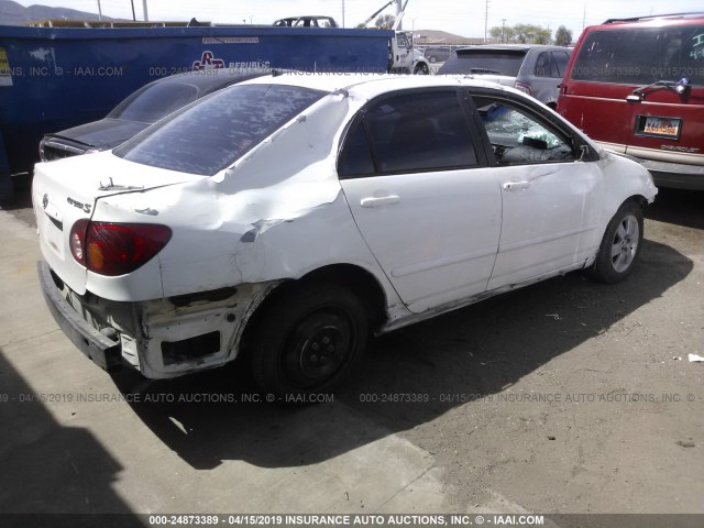 1NXBR32E43Z162330 - 2003 TOYOTA COROLLA CE/LE/S WHITE photo 4