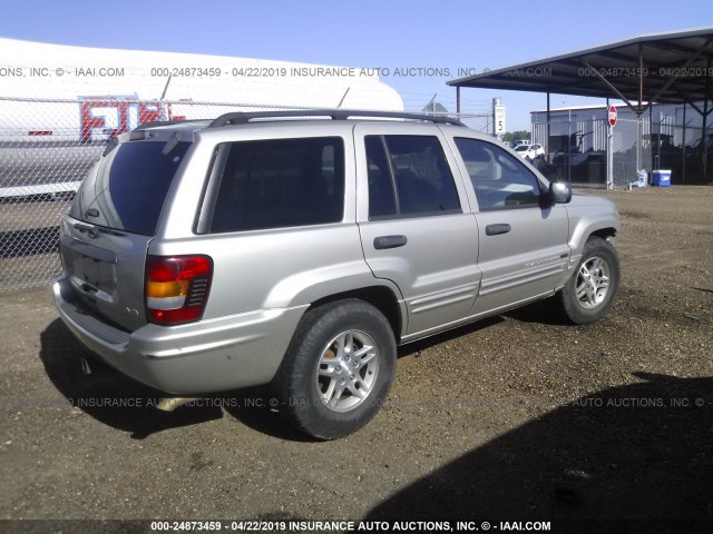 1J4GW48N94C318914 - 2004 JEEP GRAND CHEROKEE LAREDO/COLUMBIA/FREEDOM 银色 照片 4