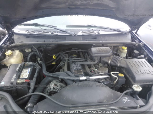 1J4GW48S54C427277 - 2004 JEEP GRAND CHEROKEE LAREDO/COLUMBIA/FREEDOM 蓝色 照片 10