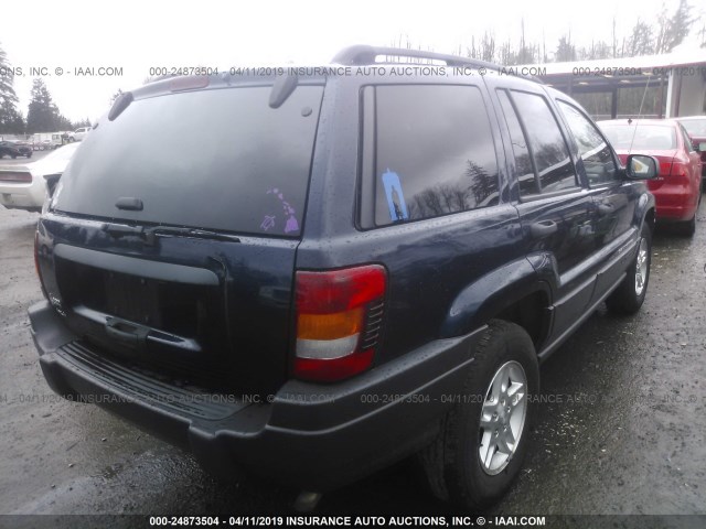 1J4GW48S54C427277 - 2004 JEEP GRAND CHEROKEE LAREDO/COLUMBIA/FREEDOM 蓝色 照片 4