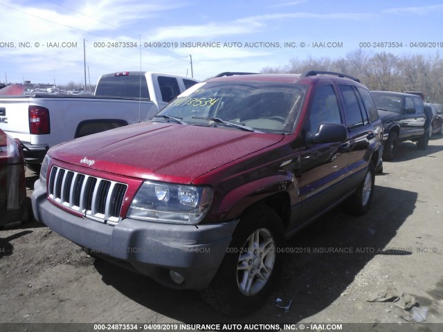 1J4GW48N34C374573 - 2004 JEEP GRAND CHEROKEE LAREDO/COLUMBIA/FREEDOM 红色 照片 2