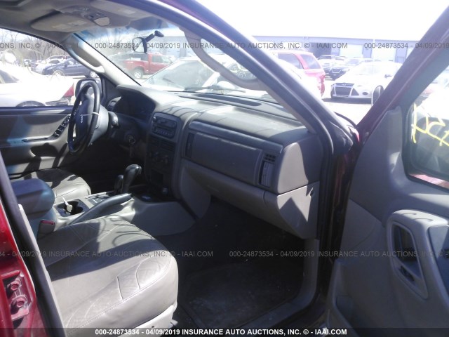1J4GW48N34C374573 - 2004 JEEP GRAND CHEROKEE LAREDO/COLUMBIA/FREEDOM 红色 照片 5