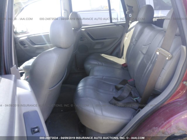1J4GW48N34C374573 - 2004 JEEP GRAND CHEROKEE LAREDO/COLUMBIA/FREEDOM 红色 照片 8