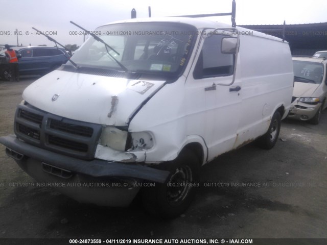 2B7HB11X1YK140955 - 2000 DODGE RAM VAN B1500 白色 照片 2