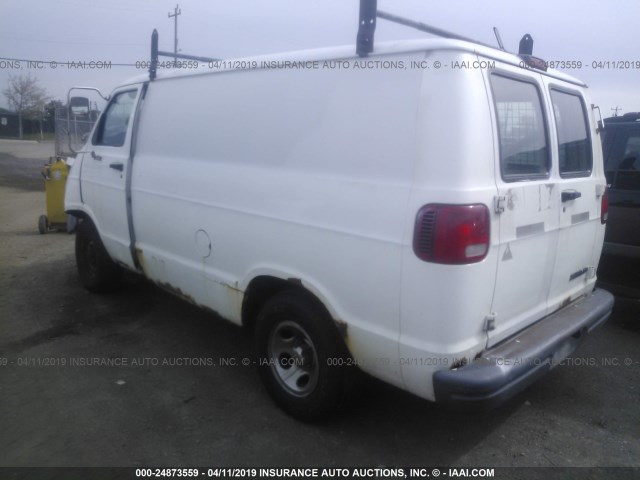 2B7HB11X1YK140955 - 2000 DODGE RAM VAN B1500 白色 照片 3
