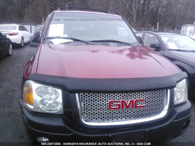 1GKDT13S522200783 - 2002 GMC ENVOY RED photo 6