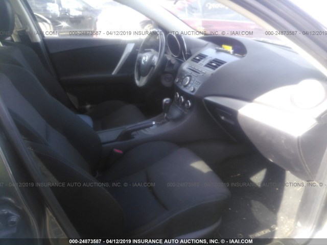 JM1BL1V51C1586474 - 2012 MAZDA 3 S GRAY photo 5