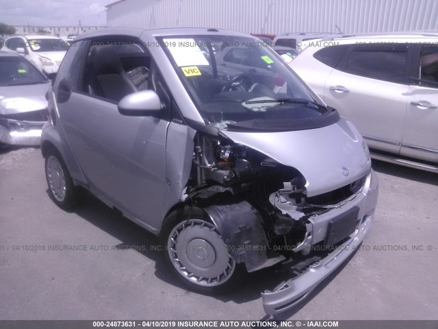 WMEEK31X29K277751 - 2009 SMART FORTWO PASSION SILVER photo 1