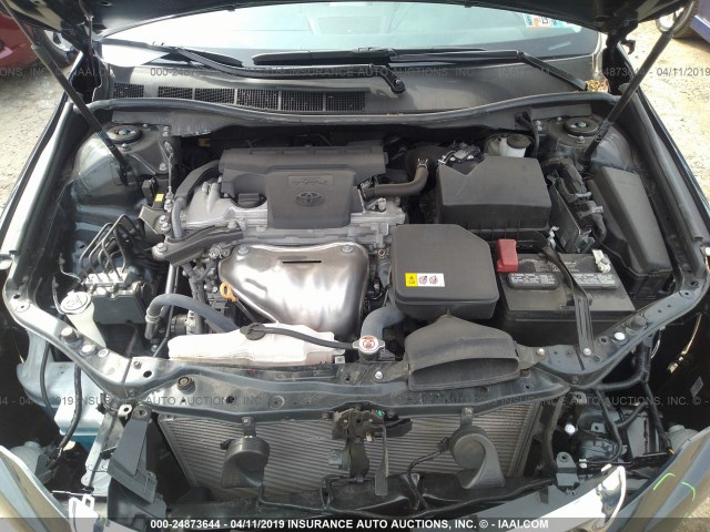 4T1BF1FK4HU764987 - 2017 TOYOTA CAMRY LE/XLE/SE/XSE BLACK photo 10