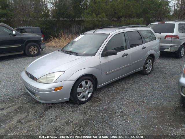 1FAHP36372W196784 - 2002 FORD FOCUS SE/SE COMFORT/ZTW/SE SPRT SILVER photo 2