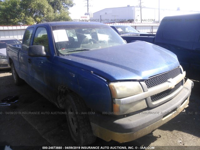 2GCEC19X131333528 - 2003 CHEVROLET SILVERADO C1500 BLUE photo 1