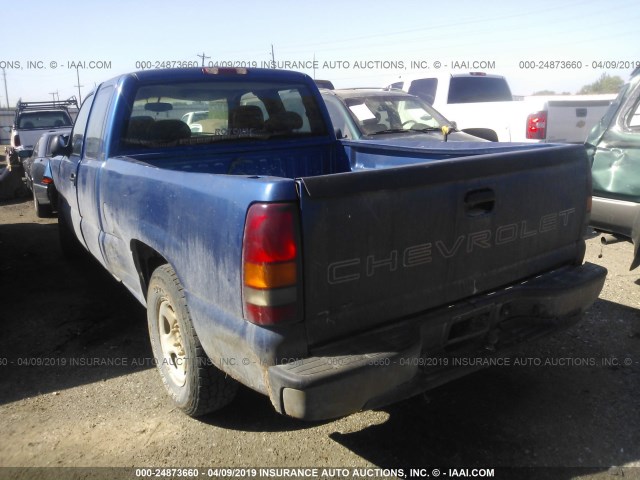 2GCEC19X131333528 - 2003 CHEVROLET SILVERADO C1500 BLUE photo 3