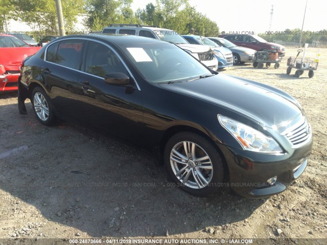 JN1CV6AR1CM972768 - 2012 INFINITI G37 BLACK photo 1