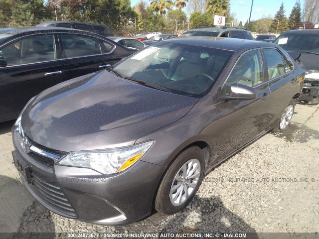 4T4BF1FK5GR567900 - 2016 TOYOTA CAMRY LE/XLE/SE/XSE GRAY photo 2