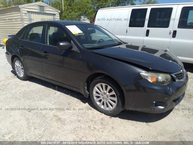 JF1GE61638H501442 - 2008 SUBARU IMPREZA 2.5I GRAY photo 1