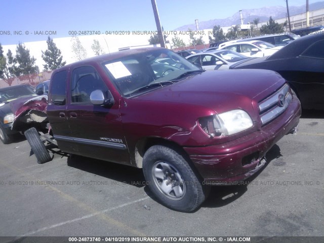 5TBRU34126S477642 - 2006 TOYOTA TUNDRA ACCESS CAB SR5 RED photo 1