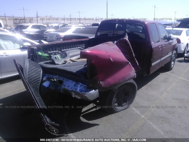 5TBRU34126S477642 - 2006 TOYOTA TUNDRA ACCESS CAB SR5 RED photo 4