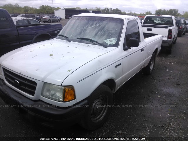 1FTYR10U41TA81537 - 2001 FORD RANGER WHITE photo 2