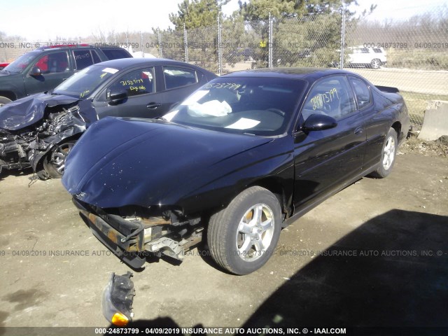 2G1WW12EX39208624 - 2003 CHEVROLET MONTE CARLO LS 黑色 照片 2