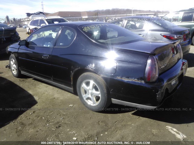 2G1WW12EX39208624 - 2003 CHEVROLET MONTE CARLO LS 黑色 照片 3