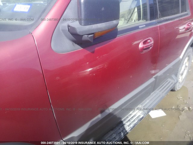 1FMRU17L33LA17262 - 2003 FORD EXPEDITION EDDIE BAUER RED photo 6