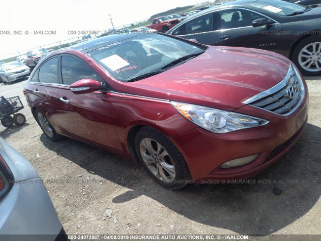 5NPEC4AC1DH568084 - 2013 HYUNDAI SONATA SE/LIMITED RED photo 1