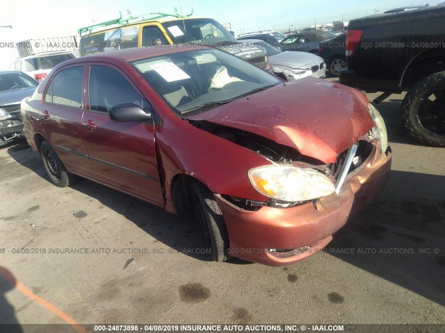 1NXBR32EX6Z592965 - 2006 TOYOTA COROLLA CE/LE/S BURGUNDY photo 1