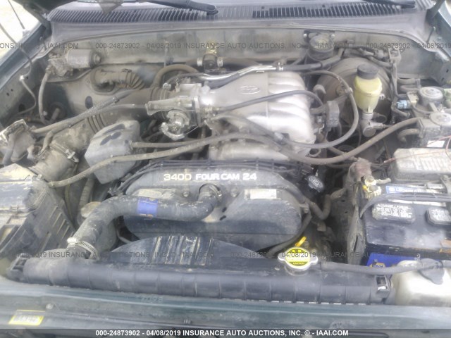 4TASN92N9XZ535997 - 1999 TOYOTA TACOMA XTRACAB PRERUNNER მწვანე ფოტო 10