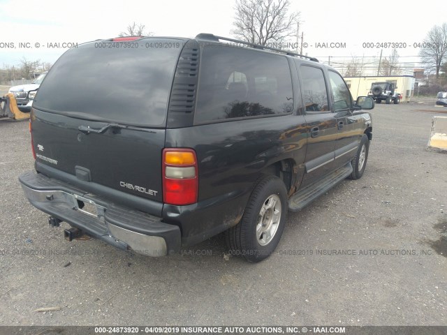 1GNFK16Z83J262936 - 2003 CHEVROLET SUBURBAN BLACK photo 4