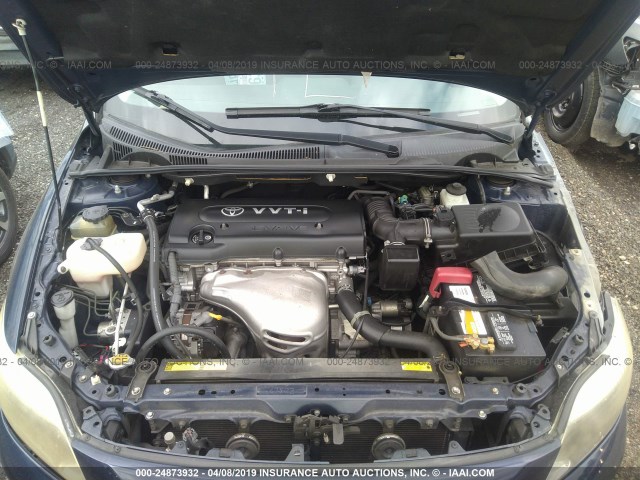 JTKDE177460088564 - 2006 TOYOTA SCION TC მუქი ლურჯი ფოტო 10