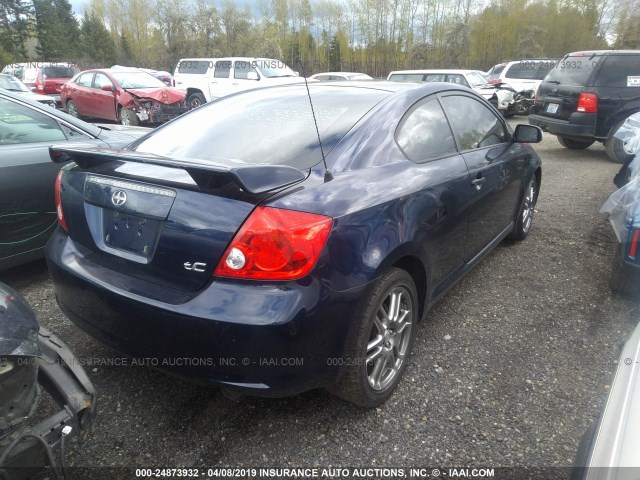 JTKDE177460088564 - 2006 TOYOTA SCION TC მუქი ლურჯი ფოტო 4