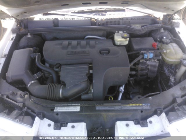 1G8AJ55F37Z127742 - 2007 SATURN ION LEVEL 2 WHITE photo 10
